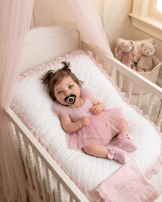 Muñeca Reborn Realista Lorena niña 49cm y 1.700kg + Pack Premium