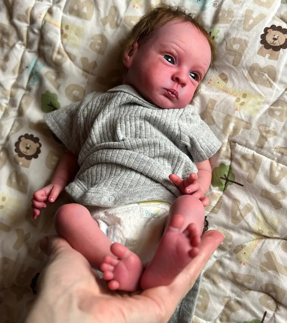 Muñeca Reborn Realista Liz niña 45cm y 1.700kg + Pack Premium