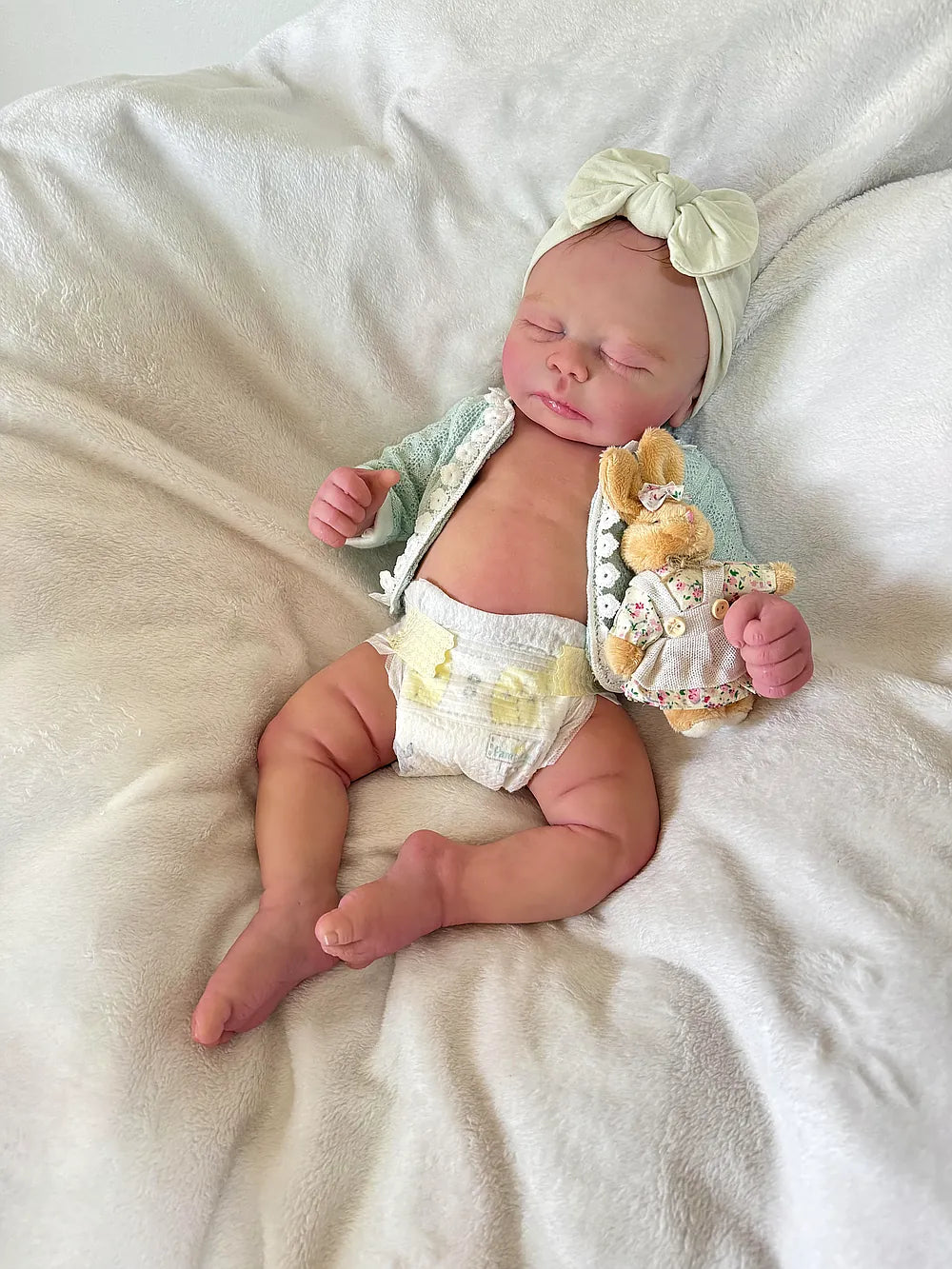 Muñeca Reborn Realista Jack Niña 58cm y 1.800 kg + Pack Premium