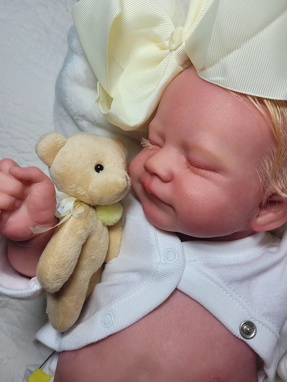 Muñeca Reborn Realista Maria niña 45cm y 1.600kg + Pack Premium