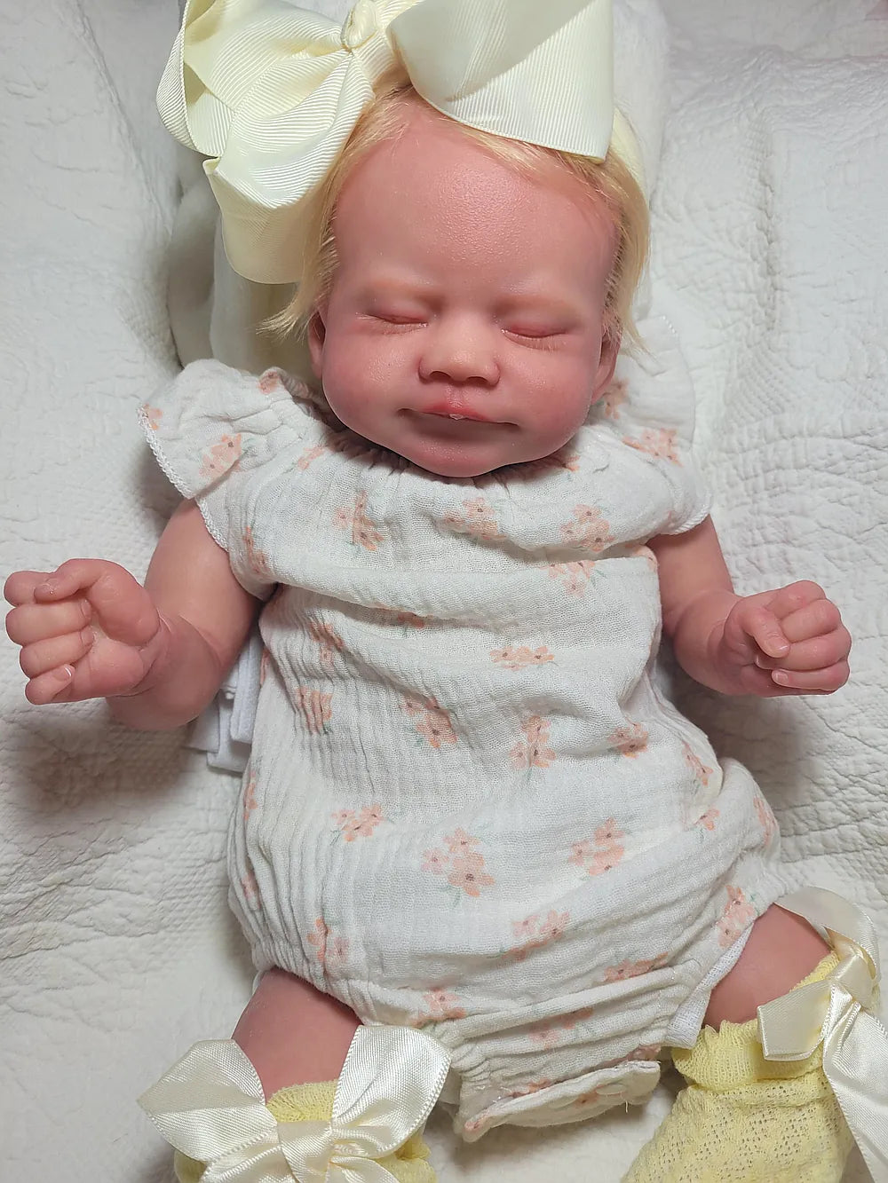 Muñeca Reborn Realista Maria niña 45cm y 1.600kg + Pack Premium