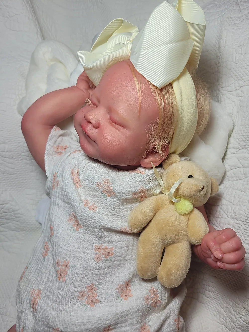 Muñeca Reborn Realista Maria niña 45cm y 1.600kg + Pack Premium