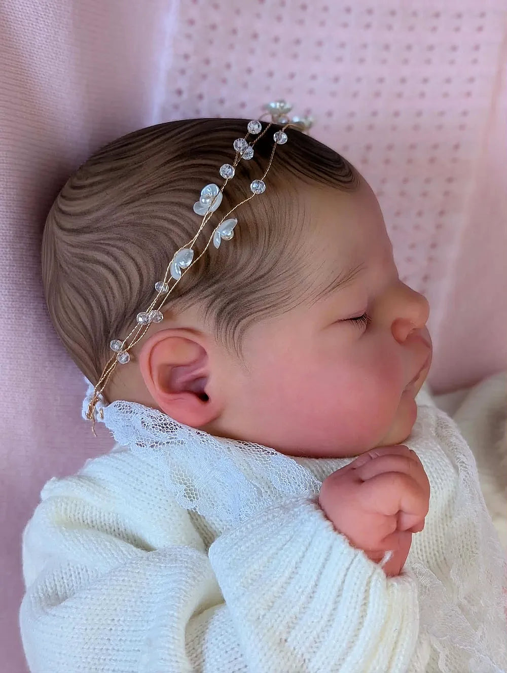 Muñeca Reborn Realista Bruna niña 49cm y 1.700kg + Pack Premium