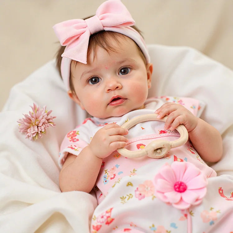 Muñeca Reborn Realista Lorena niña 44cm y 1.600kg + Pack Premium