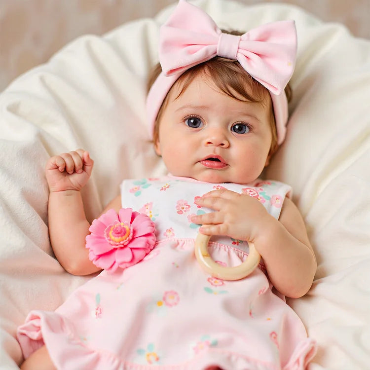 Muñeca Reborn Realista Lorena niña 44cm y 1.600kg + Pack Premium
