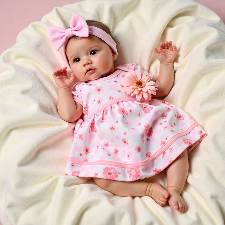 Muñeca Reborn Realista Lorena niña 44cm y 1.600kg + Pack Premium