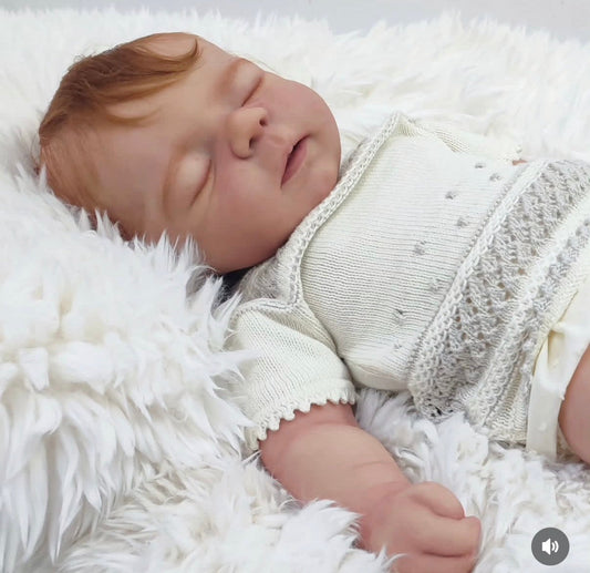 Muñeca Reborn Realista Isabella niña 44cm y 1.400kg + Pack Premium