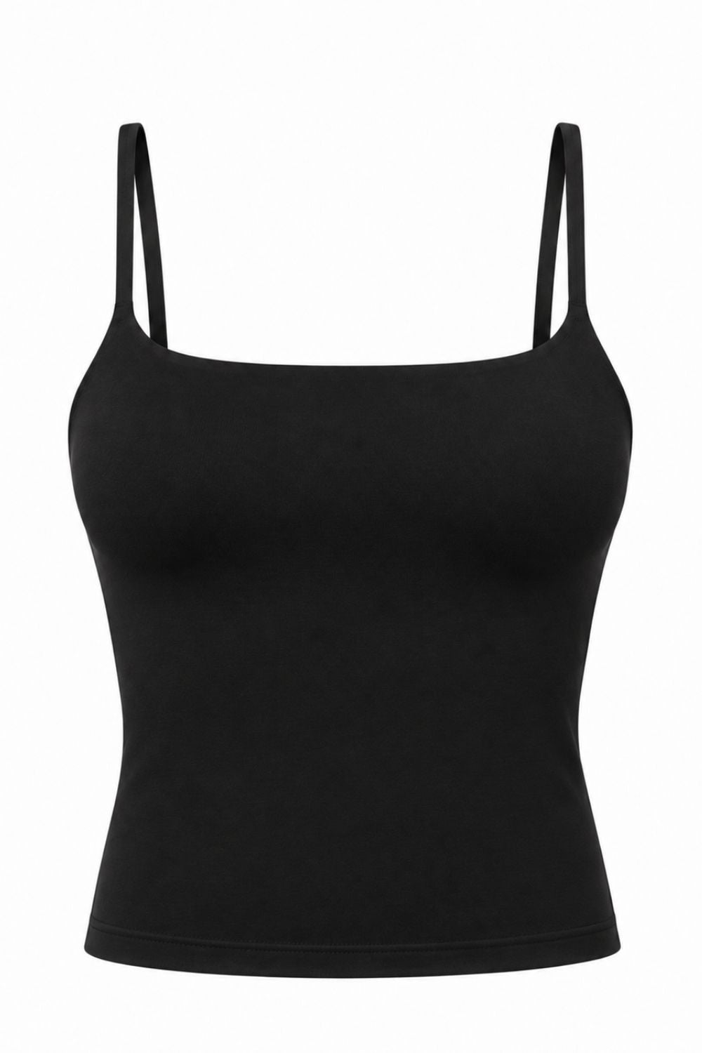 Organic Cotton Cami Top - Black
