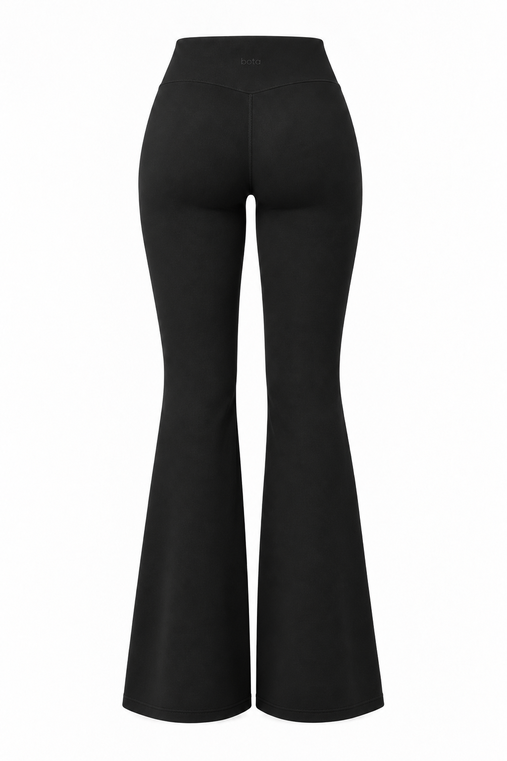 Organic Cotton Flare Leggings - Black