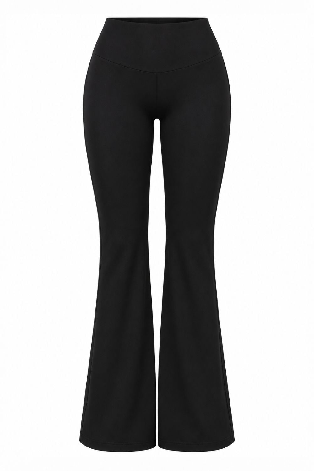 Organic Cotton Flare Leggings - Black