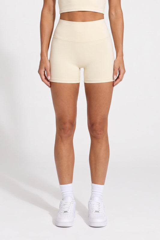 Organic Cotton Shorts - Buttercream
