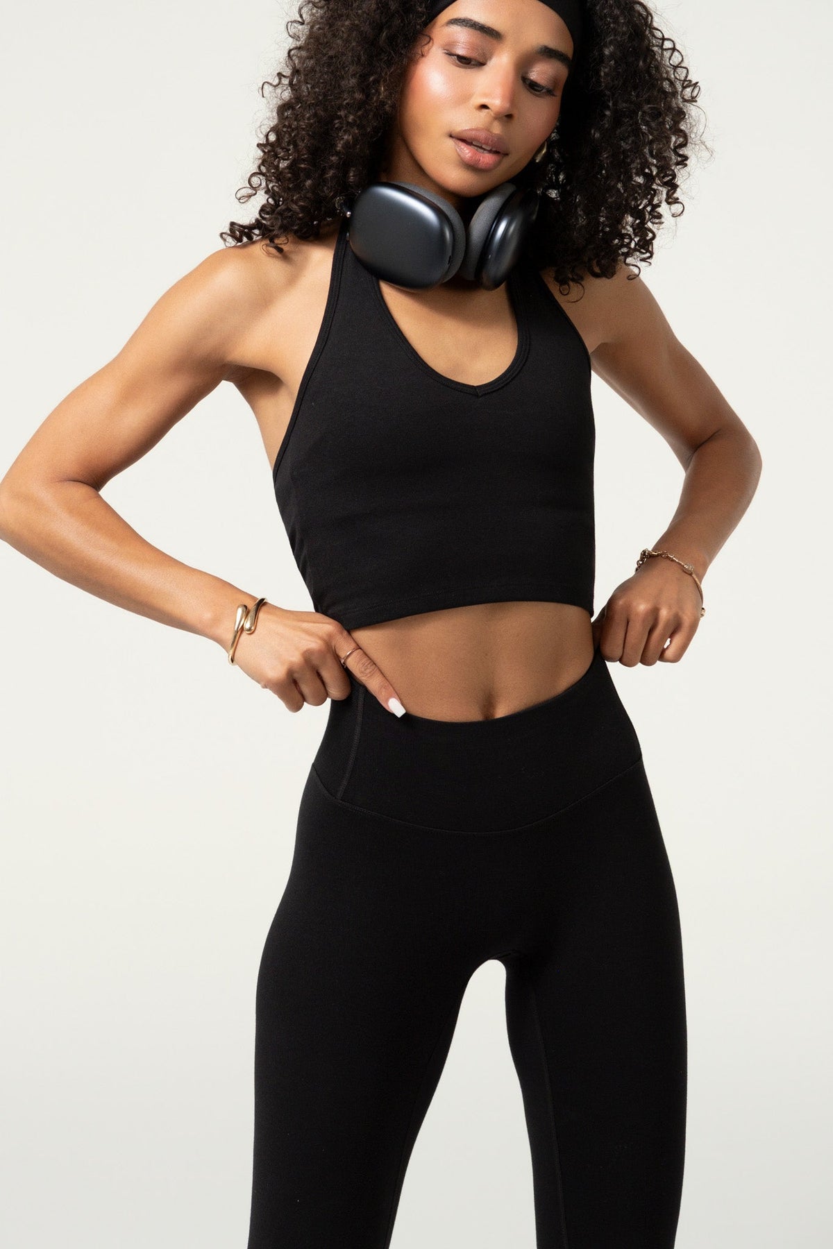 Organic Cotton Leggings - Black