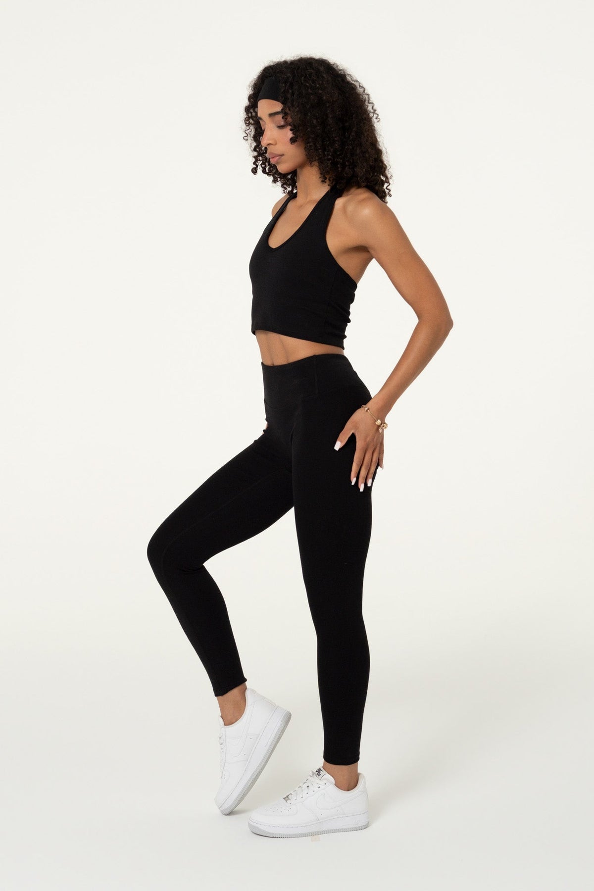 Organic Cotton Leggings - Black