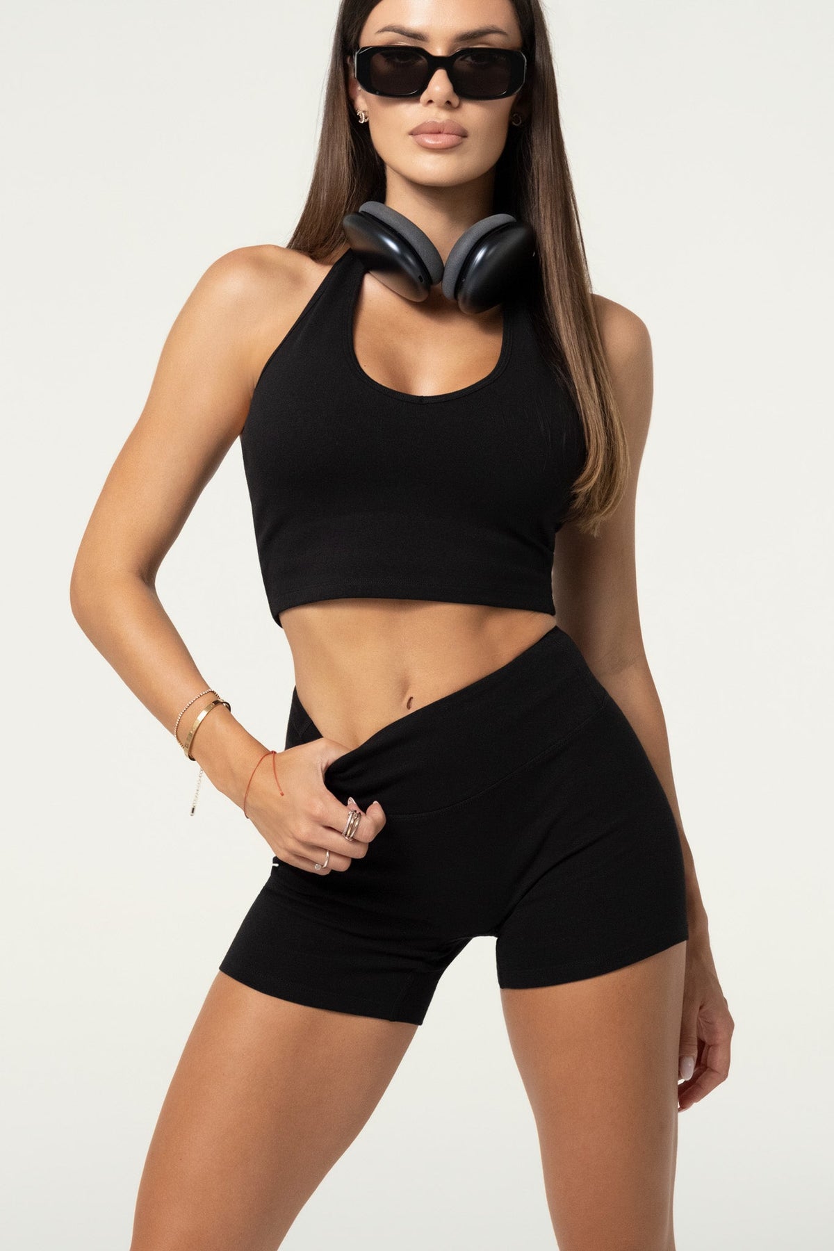 Organic Cotton Shorts - Black