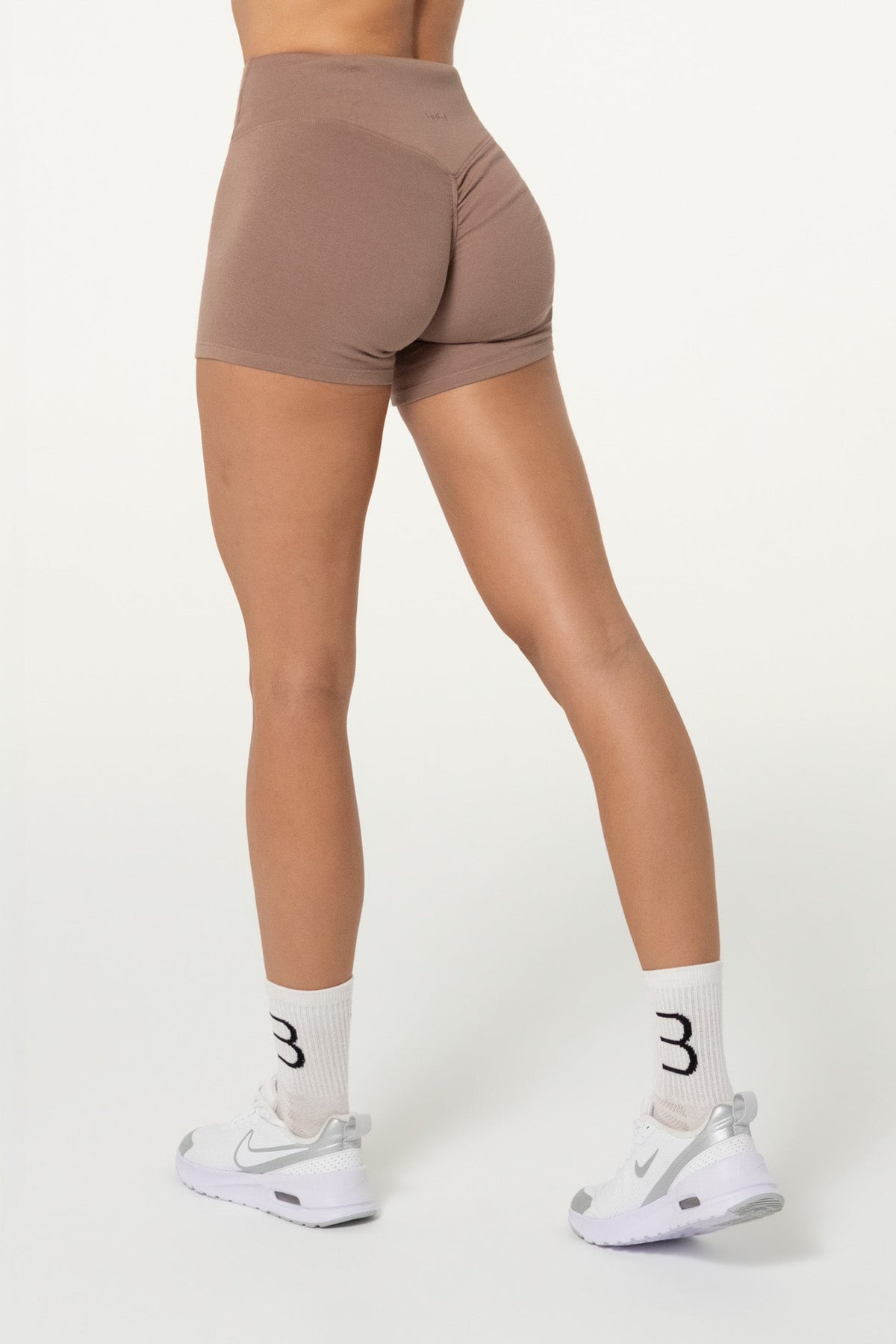 Organic Cotton Halter Top & Scrunch Shorts Set | Truffle