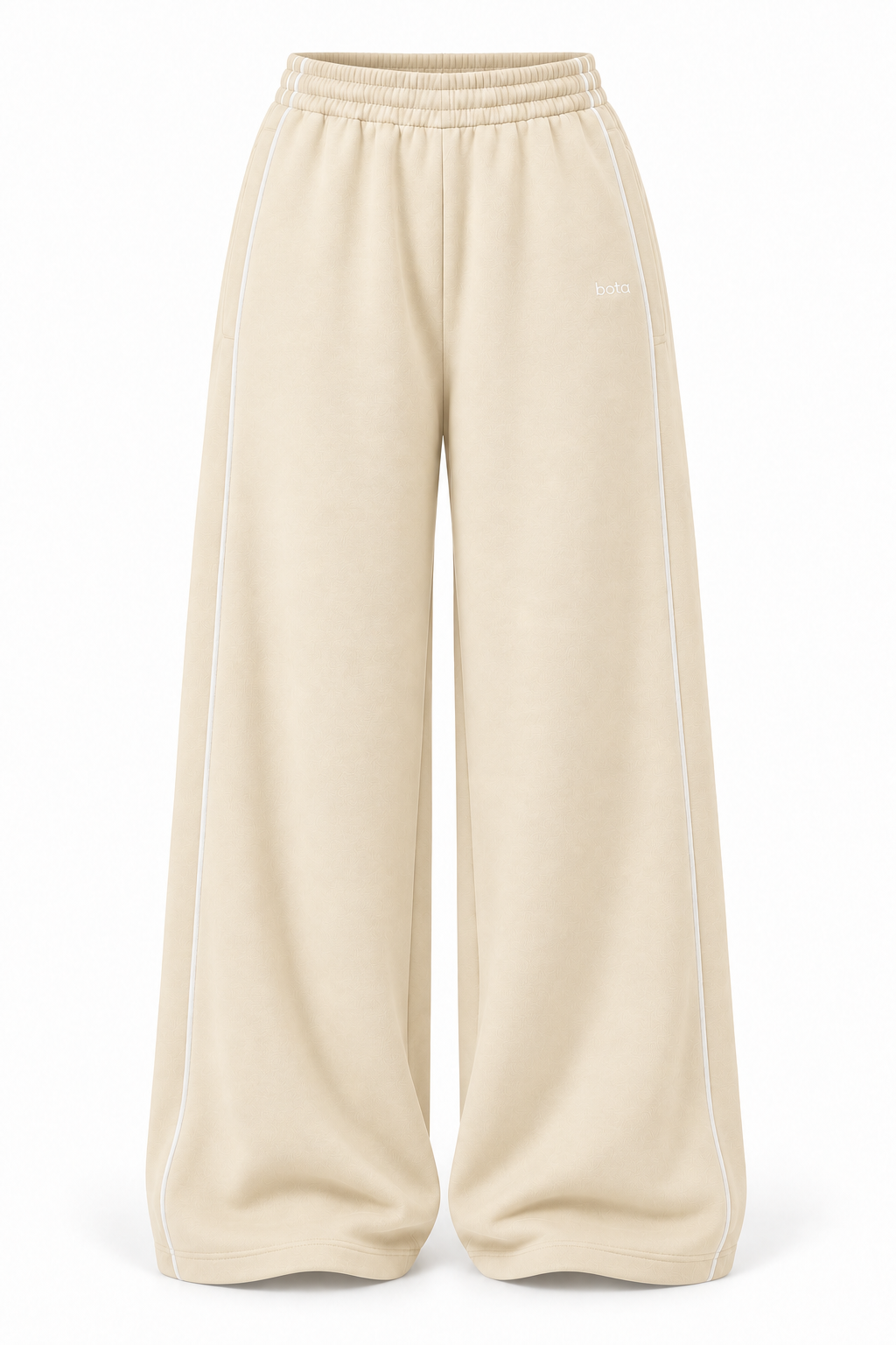 Organic Cotton Sports Bra & Sweatpants Set | Buttercream
