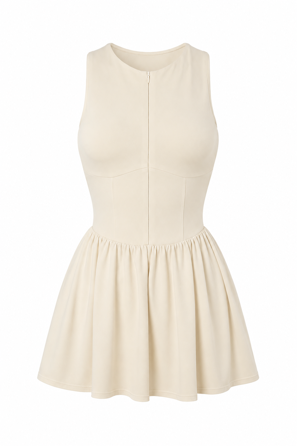 Organic Cotton Tennis Dress - Buttercream