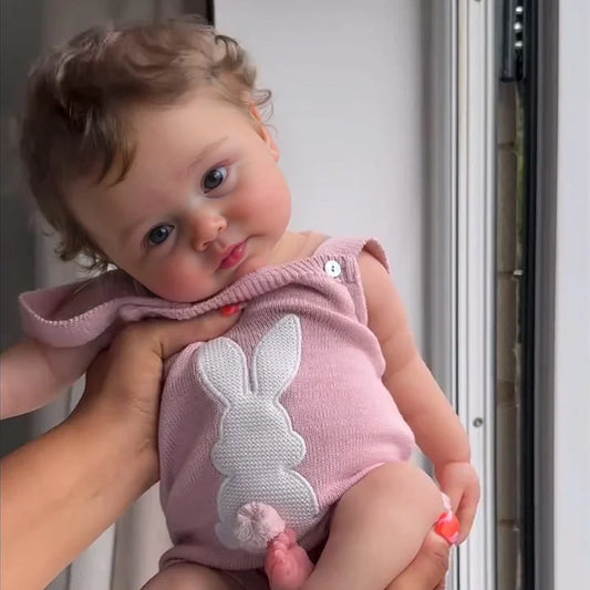 Muñeca Reborn Realista Carol Niña 49cm y 1.800 kg + Pack Premium