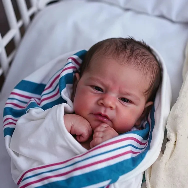 Muñeco Reborn Realista João Niño 44cm y 1.400 kg + Pack Premium